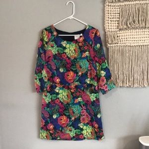 Anthropologie floral dress